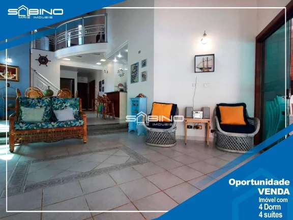 Imagem Casa para à venda na Riviera, com 4 dormitórios sendo 4 suítes, 402m² área útil 3 vagas