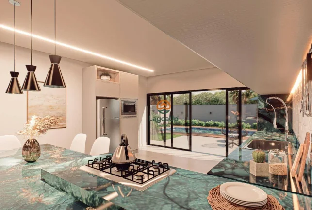 Imagem Casa com 3 dormitórios à venda, 180 m² por R$ 980.000 - Condomínio Parque dos Buritis - Lagoa Santa/MG