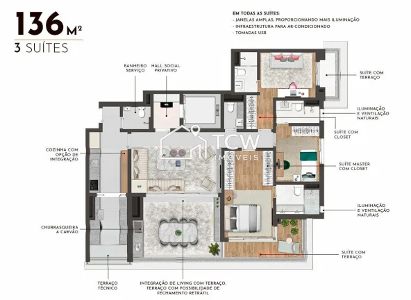 Imagem Apartamento à venda no bairro Chacara Klabin - São Paulo/SP, Zona Sul
