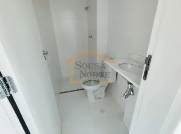Imagem Apartamento novo, 2 dormitórios, banheiro, cozinha integrada à área de serviço, ambas com piso f...