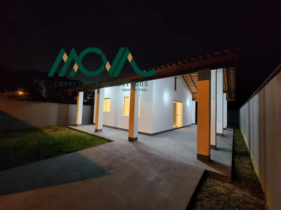 Imagem Casa para Alugar no Pontal de Itapoá - 2 Quartos, Laje, Ampla Varanda e Boa Localização