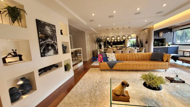 Imagem Apartamento com 4 dormitórios à venda, 214 m² por R$ 2.850.000,00 - Boqueirão - Santos/SP