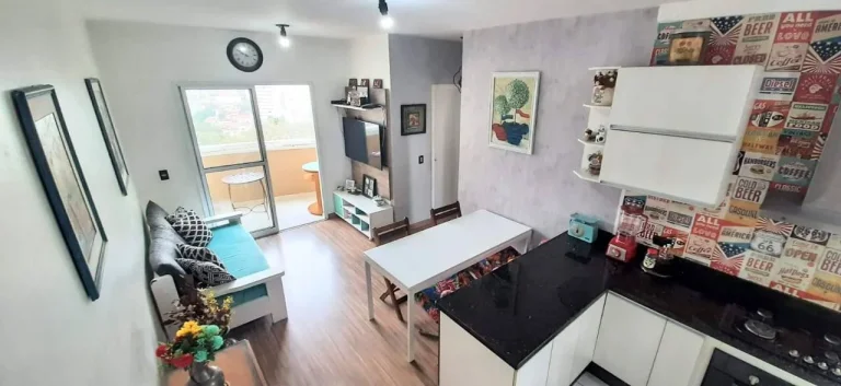 Imagem Apartamento 56 m² 2 Dormitórios Vista Livre e 2 Vagas de Garagens