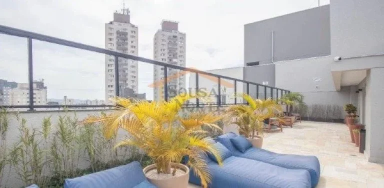Imagem Apartamento com 46 m² de área útil, 2 dormitórios, sala para dois ambientes, varanda, cozinha co...