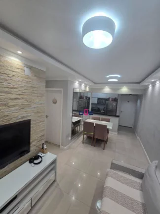 Imagem Apartamento com 2 dormitórios à venda, 59 m² por R$ 550.000 - Vila Matias - Santos/SP