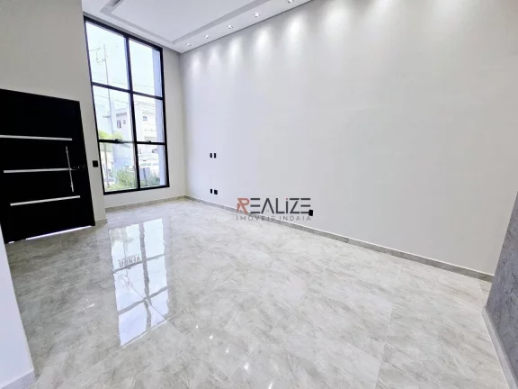 Imagem Casa térrea com 3 suítes à venda, 135 m² por R$ 1.190.000 - Condomínio Park Gran Reserve - Indaiatuba/SP