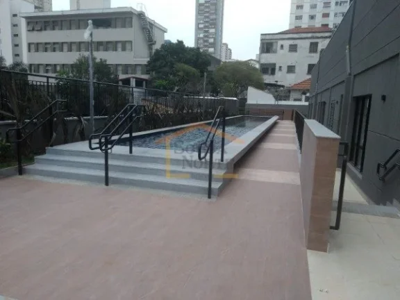 Imagem Apartamento com 41m², dispõe de 1 dormitório, 1 banheiro, sala, cozinha, armários na cozinha e d...