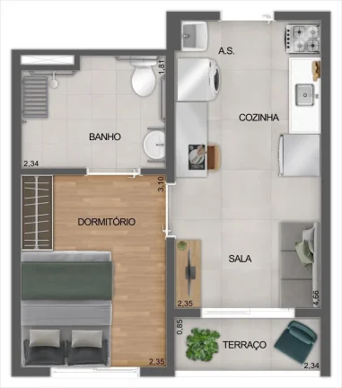 Imagem Um empreendimento completo com toda segurança, conforto e lazer que você merece. Preço e disponib...