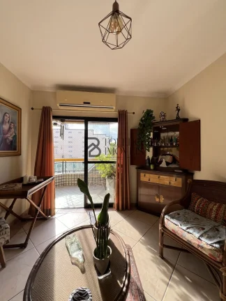 Imagem Apartamento Cobertura, 03 suites com 180m2 e 02 vagas, vista mar, Canto do forte