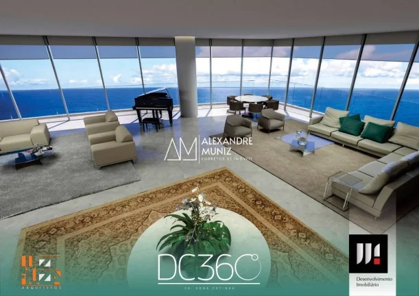 Imagem Edifício DC 360 Beira Mar, apartamento à venda no Meireles, Fortaleza-CE.