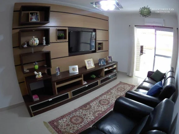 Imagem Apartamento com 3 dormitórios à venda, 121 m² por R$ 800.000,00 - Aviação - Praia Grande/SP
