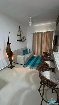 Imagem Apartamento à 400 metros da praia/ 2 dormitórios sendo 1 suite