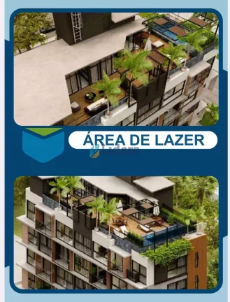 Imagem Apto Flat à venda - 1 quarto - 1 suíte - 29.98m² - Intermares, em Cabedelo-PB