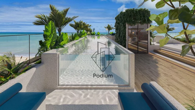 Imagem Apartamentos com varanda / sacada gourmet e vista mar, pés na areia na praia do Bessa - AP2119
