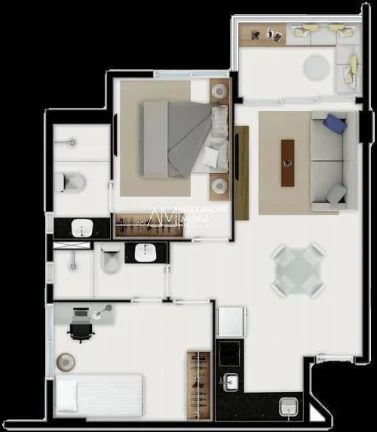 Imagem J. SMART JOSÉ VILAR, Apartamentos compactos na Aldeota,Fortaleza-CE.