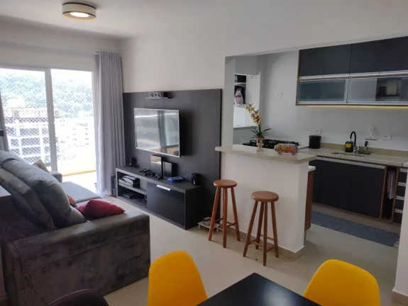 Imagem APARTAMENTO COM 2 DORMITÓRIOS À VENDA, 77 M² POR R$ 595.000 - CANTO DO FORTE - PRAIA GRANDE/SP