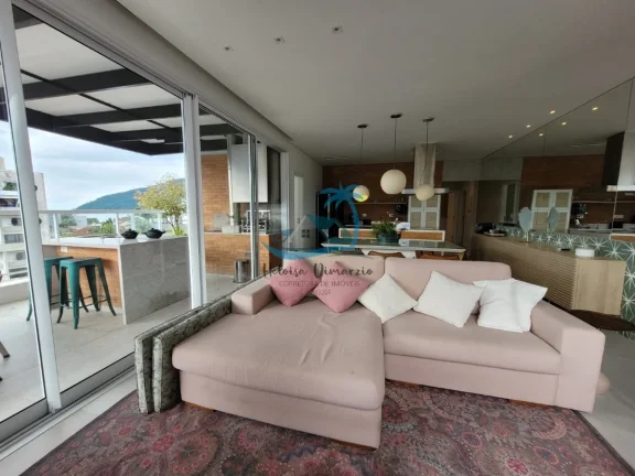 Imagem Apartamento cobertura penthouse com 4 suítes, vagas para 4 carros, 251 m² a venda no Itaguá em Ubatuba.