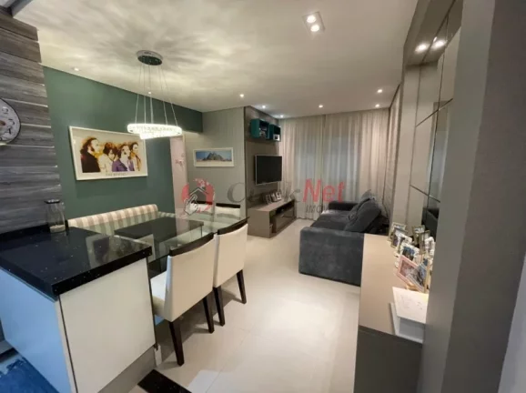 Imagem Lindo apartamento à venda localizada no Centro, São Bernardo do Campo com 3 dormitórios, sendo 1 suíte, 2 vagas paralelasm 73 m².