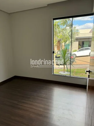 Imagem Casa Térrea Moderna no Condomínio Morada das Flores em Cambé com 3 Dormitórios, Suíte, Segurança 24h e Ótima Localização