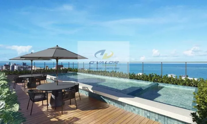 Imagem Vendo Apartamento com 60,53m², 2 quartos s/ 1 suíte, sala p/2 ambientes e 1 vaga