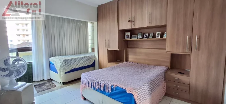 Imagem Oportunidade Imperdível: Apartamento à venda na Praia Grande-SP, no bairro Tupi, com 1 quarto, 1 sala, 1 banheiro, 1 vaga de garagem e 55m².