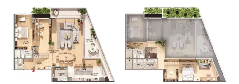 Imagem Cobertura com 2 Quartos à Venda, 240 m² em Jurerê - Florianópolis