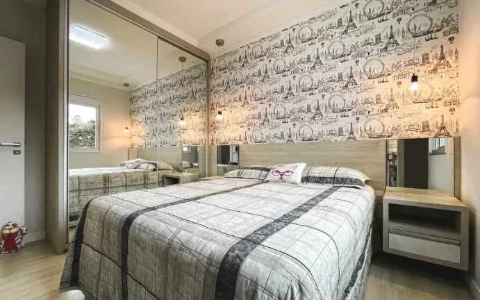 Imagem Apartamento mobiliado com 2 suítes e 2 vagas de garagem na Praia Brava em Itajaí