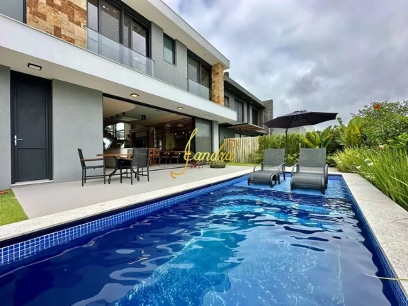 Imagem Casa condomínio nova com 04 suítes mobiliada e decorada