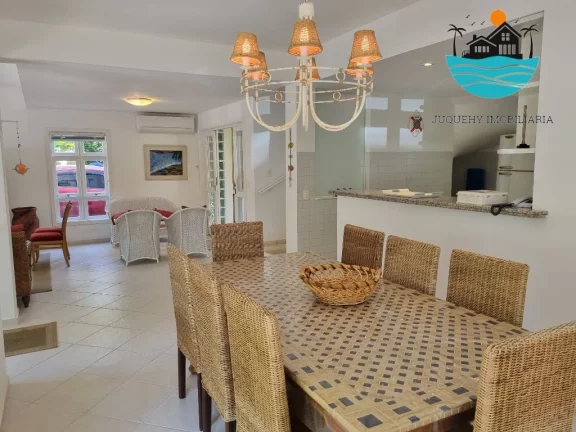 Imagem Aluguel Juquehy Condomínio - Casa em Juquehy com 4 dormitórios, 2 suítes, 150m da praia - Acomodação máx. 8 pessoas | Juquehy Imobiliária.