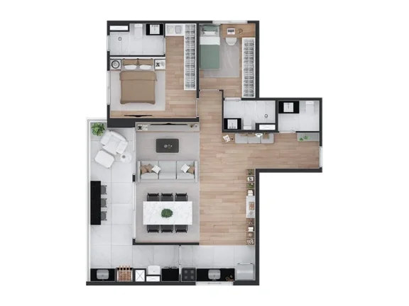 Imagem Absoluto Paraíso um projeto que une beleza, sofisticação e elegância. Preço e disponibilidade d...