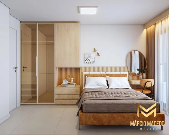 Imagem Apartamento com 3 dormitórios à venda, 75 m² por R$ 800.256,96 - Aldeota - Fortaleza/CE