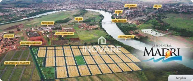 Terreno à venda, 300 m² por R$ 75.000 - Residencial Madri - Araporã/MG