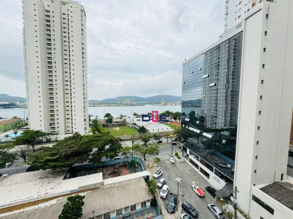 Imagem Apartamento com 2 dormitórios à venda, 90 m² por R$ 950.000 - Ponta da Praia - Santos/SP