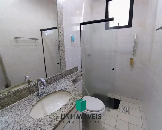 Imagem Apartamento Andar Alto com Vista para o Mar, 3 Quartos, Suíte, DCE e vaga de garagem na Praia do Morro