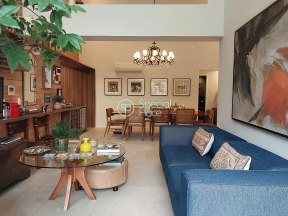 Ótimo apto à venda no Panamby ?Panamby - Área 164m² - Living com pé direito duplo para dois amb...