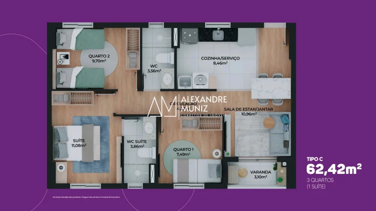 Imagem M.Lar Kennedy, lançamento, apartamentos à venda, Monte Castelo