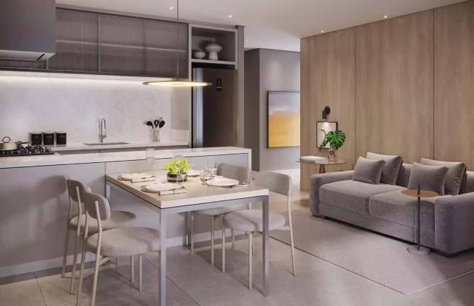 Imagem ZION - Zion - Studio 25m² – Morar no Centro de Curitiba | Empreendimento Compacto, Inteligente e Conectado