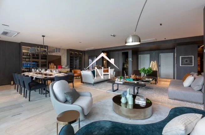 Imagem Apartamento de 281m em frente ao Parque Ibirapuera c/ 4 suítes,4 vagas,piscinas,deck,pool,pet place,playground,sauna,quadras,salão de jogos,coworking