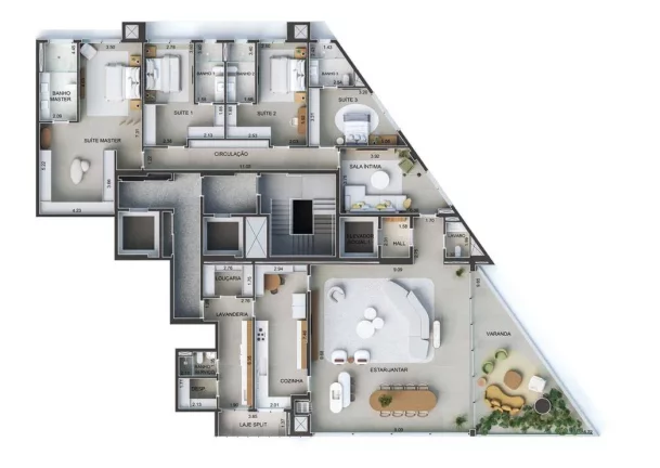 Imagem Plaenge AUGHE: Apartamento de 3 a 5 Suítes - Em Cuiabá