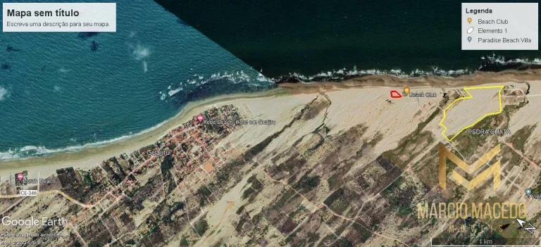 Imagem Terreno à venda, 4500 m² por R$ 3.600.000,00 - Flecheiras - Trairi/CE