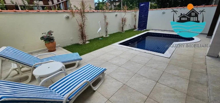 Imagem Casas para Alugar Temporada Juquehy - 500m da praia, 5 suítes, (1 térrea), piscina e churrasqueira privativa, máx. 10 pessoas | Juquehy Imobiliária