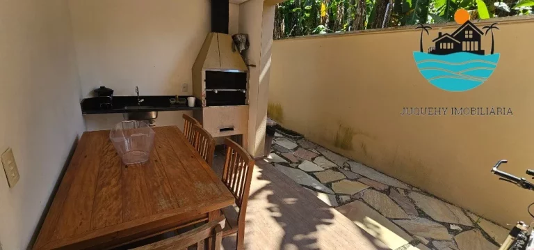 Imagem Casa a venda, aluguel anual em Juquehy, 3 suítes, piscina, churrasqueira, 2 vagas, 8 pessoas, 147m² de área construída | Juquehy Imobiliária