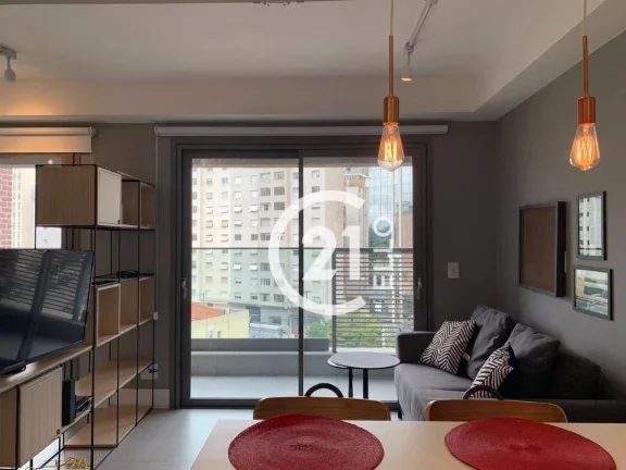 Imagem Apartamento com 1 dormitório à venda, 35 m² por R$ 1.000.000,00 - Jardim Paulista - São Paulo/SP