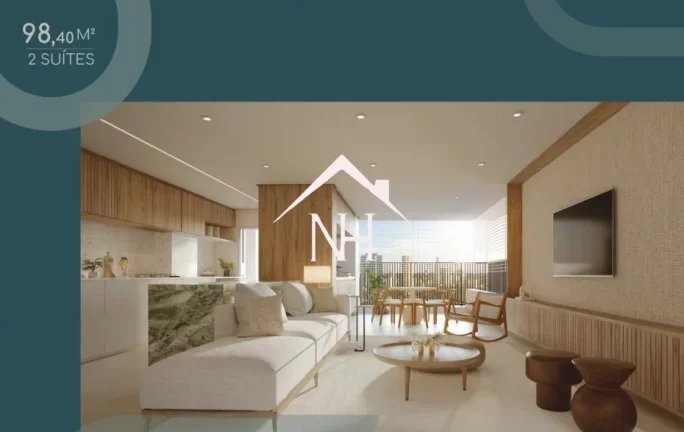 Imagem Apartamento de 98m na Vila Mariana c/2 suítes,terrraço gourmet,piscina,lounge externo,quadra,brinquedoteca,churrasqueira,coworking,pet place,2 vagas