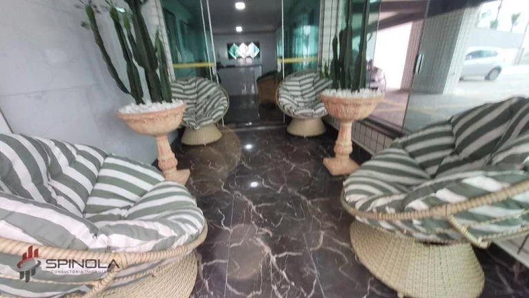 Imagem Apartamento com 1 dormitório à venda, 50 m² por R$ 380.000,00 - Real - Praia Grande/SP