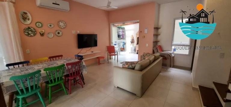 Imagem Casa para Alugar em Juquehy com, 4 dormitórios, 3 suítes, 150m da praia - Acomodação 10 pessoas | Juquehy Imobiliária
