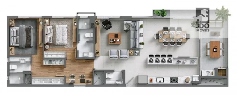 Imagem Apartamento a Venda no bairro Champagnat - Curitiba, PR