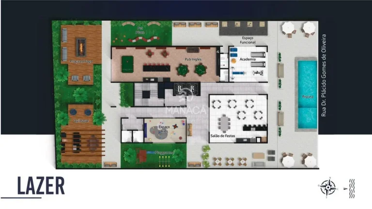 Imagem Residencial Royal Lake - Apartamento 3-4 quartos / suítes no centro da cidade em Barra Velha - SC