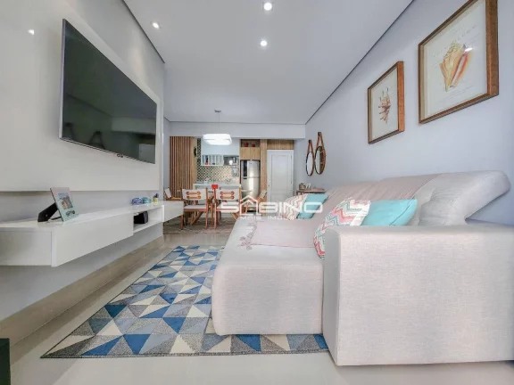 Imagem Belíssimo apartamento Pé na Areia à venda 50 metros da praia, vista para o Mar, na Riviera de São Lourenço - Bertioga S/P.