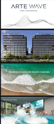 Imagem Studio para Venda em Rio de Janeiro, Barra Olimpica, 2 dormitórios, 2 suítes, 1 banheiro